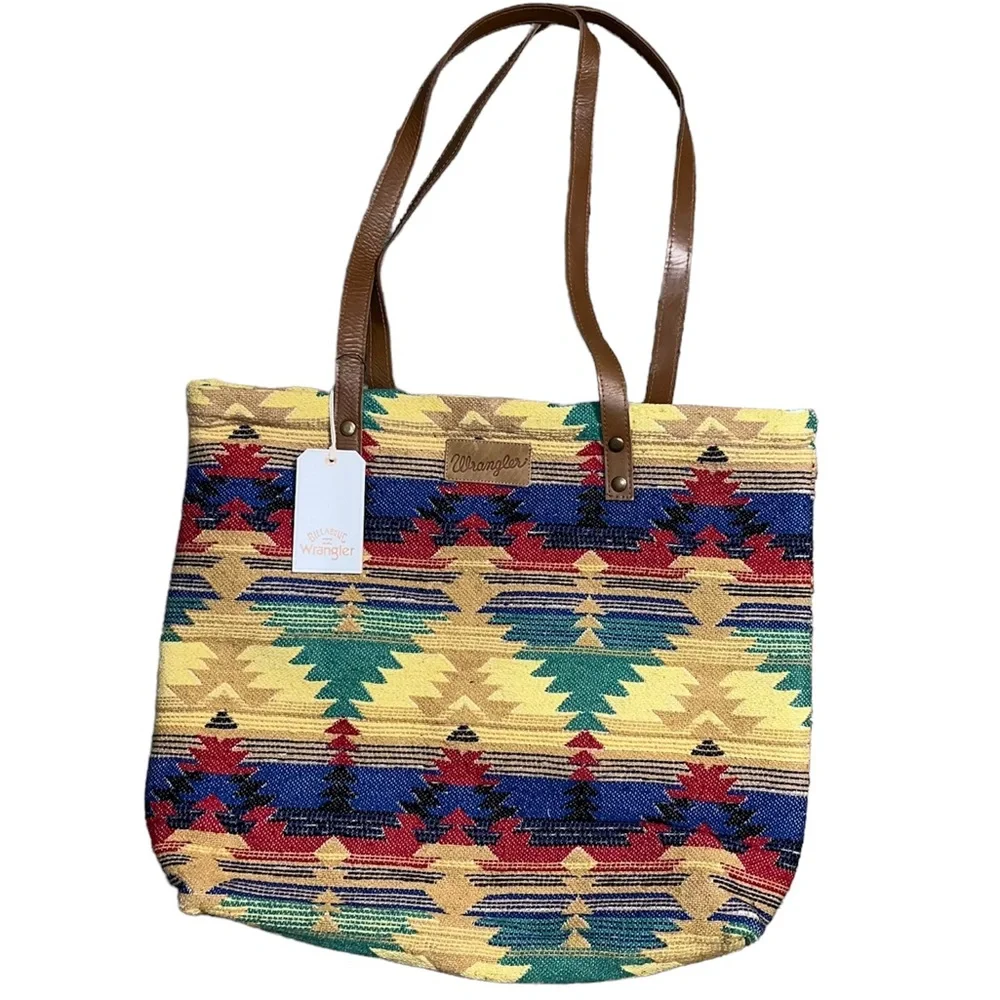 Billabong x Wrangler Woven Tote - Picture 4 of 12